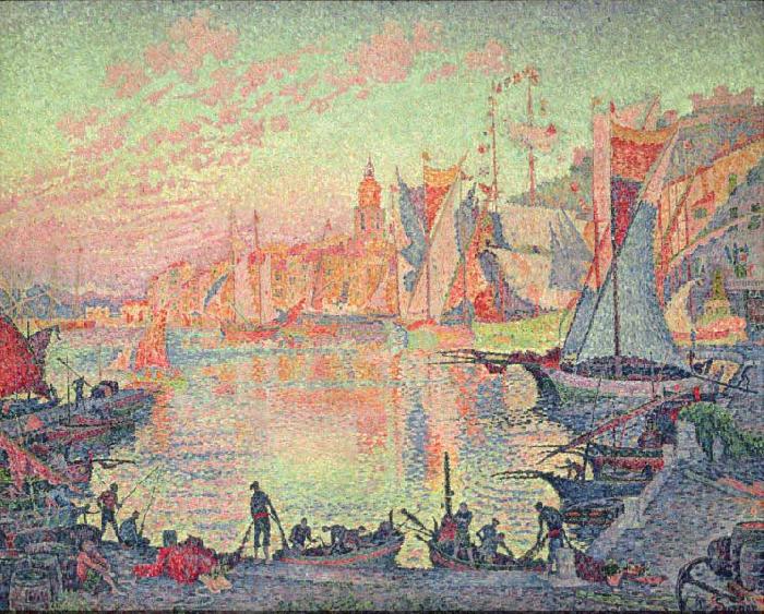 Paul Signac The Port of Saint Tropez Sweden oil painting art